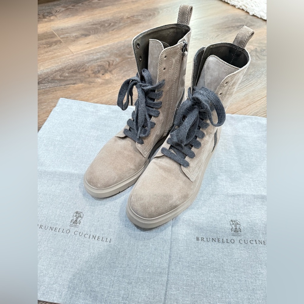 Brunello Cucinelli Lace-up Boots - Like New - Size 37